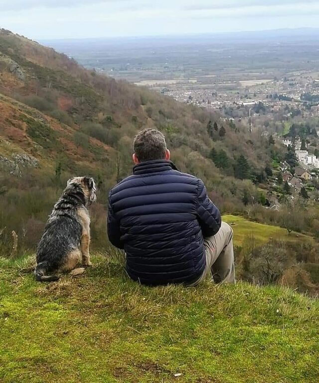 Man and his dog