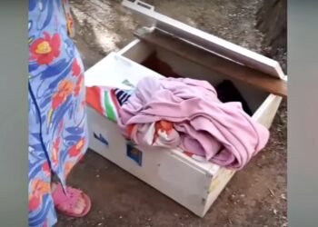 Mulheres não acreditam no que encontram dentro de uma caixa decorada